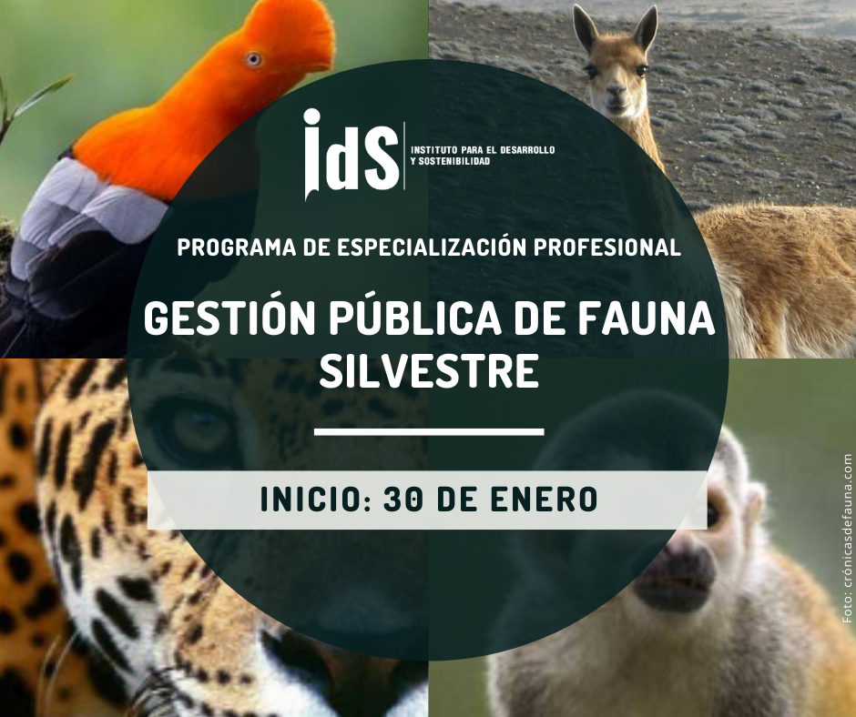 Programa de Especialización Profesional Gestión Pública de Fauna Silvestre